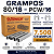 Grampo 80/16 ou PCW/16 - caixa c/ 7.500 grampos - Imagem 1