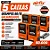 Kit 5 Caixas Grampos 80/10 Airfix 50.000 Grampos Linha 80 Galvanizado Estofaria Couro - Imagem 3