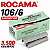 Grampos 106/6 Rocama 3.500 Grampos Galvanizado Para Estofaria Sofá Madeira e Artesanato - Imagem 1