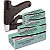 Kit Grampeador Rocama 106 + 5 Caixas 17.500 Grampos 106/6 Galvanizado Tapeceiro Estofado Sofá Madeira - Imagem 2