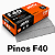 Pinos F40 Airfix 5.000 Pinos Tipo F Galvanizado Para Pinador Marcenaria Madeira Maciça e MDF - Imagem 1
