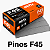 Pinos F45 Galvanizados Airfix 5.000 Unidades 18GA Profissional Para Madeira Pallet e Marcenaria - Imagem 1