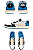 Tênis Jordan - Travis Scott - Azul - Imagem 1