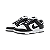 Tênis Dunk Low - Preto/Branco - Imagem 1