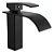 TORNEIRA BANHEIRO LAVABO MONOCOMANDO MISTURADOR CASCATA BICA BAIXA PRETO BLACK FOSCO - Imagem 1