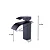 TORNEIRA BANHEIRO LAVABO MONOCOMANDO MISTURADOR CASCATA BICA BAIXA PRETO BLACK FOSCO - Imagem 5
