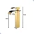 TORNEIRA BANHEIRO LAVABO MONOCOMANDO MISTURADOR CASCATA ALTA DOURADA GOLD - Imagem 5