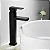 TORNEIRA BANHEIRO LAVABO MISTURADOR MONOCOMANDO QUADRADA BICA ALTA PRETO BLACK FOSCO - Imagem 3