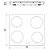 Cooktop por Indução com 4 Áreas de Aquecimento Tramontina Square Basic 4EI 60 - 220V - Imagem 3