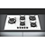 Cooktop a Gás em Vidro Temperado Acendimento Automático 5 Bocas Tramontina Penta Side Plus Bivolt - Branco - Imagem 4