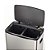 Lixeira em Aço Inox com 02 Baldes Removíveis e Pedal Tramontina Octos - 30L - Imagem 3