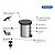 Lixeira com Pedal Inox New Tramontina - 12L - Imagem 3