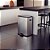 Lixeira em Aço Inox com Balde Removível e Pedal Tramontina Octos - 45L - Imagem 5