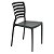 Kit Cadeira de Plástico com Encosto Horizontal Sofia Tramontina - 4 Un - Preto - Imagem 2