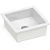 Cuba Quadrada de Sobrepor e Embutir 33x33cm Roca Optica PQ33 - Branco - Imagem 1