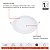 Plafon LED 25W Embutir Redondo Branco Quente - Imagem 7