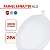 Plafon LED 25W Embutir Redondo Branco Quente - Imagem 6