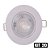 Kit 20 Spot LED 5W Embutir Redondo Branco Quente - Imagem 1