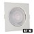 Kit 10 Spot LED 5W Embutir Quadrado Branco Quente - Imagem 1