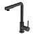 Torneira Monocomando Cozinha Bancada Bica Alta Celite Prática ''L'' - Preto Fosco - Imagem 1