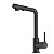 Torneira Monocomando Cozinha Bancada Bica Alta Celite Prática ''L'' - Preto Fosco - Imagem 4