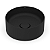 Cuba Redonda de Apoio Roca Terra 30 x 30 cm T1 - Preto Fosco - Imagem 2