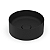 Cuba Redonda de Apoio Roca Terra 30 x 30 cm T1 - Preto Fosco - Imagem 1