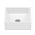 Cuba de Apoio Quadrada Roca Optica 35x35cm PQ35 - Branco Fosco - Imagem 3