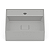 Cuba de Semiencaixe com Mesa Roca Terra 40 x 40 cm T10 - Cinza Claro - Imagem 2