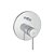 Acabamento Monocomando p/ Chuveiro e Banheira com Desviador Roca Nu - Cromado - Imagem 1