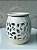 DIFUSOR AROMAS CERAMICA VAZADO BRANCO - Imagem 1