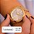 Relógio Feminino Champion Analógico Dourado CF24251H + Colar e Brincos - Imagem 2