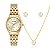 Relógio Feminino Mondaine Dourado Pequeno 32608LPMKDE1K4 + Colar e Brincos - Imagem 9