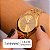Relógio Feminino Mondaine Dourado Pequeno 32606LPMKDE1K4 + Colar e Brincos - Imagem 2