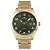 Relógio Masculino Technos Analógico Dourado Verde Calendário 2115TYO/1V - Imagem 1