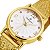 Relógio Feminino Champion Texturizado Mini Dourado CF24091H + Colar e Brincos - Imagem 7