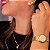 Relógio Feminino Mondaine Pequeno Dourado 32611LPMKDE1K2 + Colar e Brincos - Imagem 5