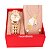 Relógio Feminino Mondaine Pequeno Dourado 32611LPMKDE1K2 + Colar e Brincos - Imagem 7