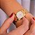 Relógio de Pulso Feminino Champion Dourado Mini CF24000W + Colar e Brincos - Imagem 5