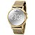 Relógio Feminino Champion Digital Dourado Espelhado Pulseira Mesh CH40179B Colar e Brincos - Imagem 7