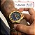 Relógio de Pulso Masculino Technos Militar Dourado 2115NBR/1A + Pulseira Dourada - Imagem 2