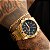 Relógio de Pulso Masculino Technos Militar Dourado 2115NBR/1A + Pulseira Dourada - Imagem 4
