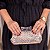 Relógio Feminino Champion Dourado Analógico CN25118G + Bolsa Clutch - Imagem 3