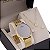 Relógio Feminino Dourado Champion Digital Espelhado CH40133B Kit Colar e Brincos - Imagem 5
