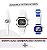 Relógio Masculino Digital Esportivo Champion YoT Branco CP40181Q Prova D'Água - Imagem 6