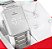 Kit Relógio Champion Feminino Digital Prata Espelhado Colar Brincos CH40086S - Imagem 1