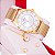 Relógio Feminino Champion Analógico Dourado Mesh CN25814E Kit Colar e Brincos - Imagem 5