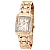 Kit Relógio Feminino Champion Ana Hickmann Rosé Quadradro AH28526Z Cristais - Imagem 8
