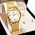 Relógio Feminino Champion Analógico Dourado CN29098W + Kit de Brincos e Colar - Imagem 5