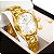 Relógio Champion Feminino Dourado Prova D´Agua + Kit de Brincos e Colar Garantia De Um Ano - Imagem 7